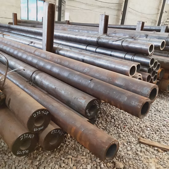 Suministro de fábrica Tubo de acero dulce de alta calidad y bajo precio Q235B/Q195/Ss400/A36/A53 Tamaños de tubos de acero al carbono sin costura Tubo de acero con bajo contenido de carbono Tubo/tubo redondo hueco