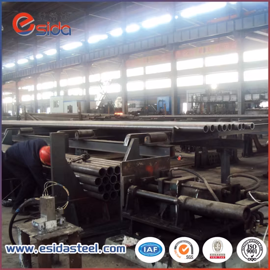 Tubo redondo directo de fábrica de tubería de acero al carbono Q235B Q345 A53 A106 16mn